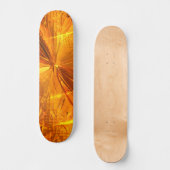Abstracte Gold Combs Persoonlijk Skateboard (Voorkant)