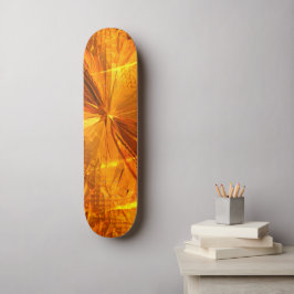 Abstracte Gold Combs Persoonlijk Skateboard