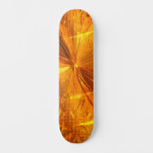 Abstracte Gold Combs Persoonlijk Skateboard (Voorkant)