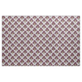 Abstracte Gold-druiven en -bladeren op wit Stof (Yard (91,4 cm))