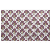 Abstracte Gold-druiven en -bladeren op wit Stof (Fat Quarter)