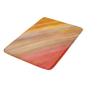 Abstracte Gold- en Red Streaks Badmat (Gekanteld)