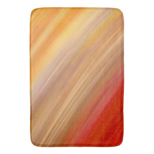 Abstracte Gold- en Red Streaks Badmat (Voorkant Verticaal)