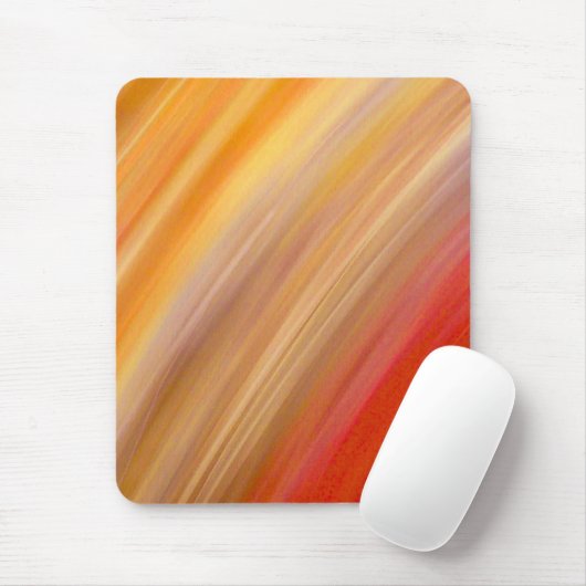 Abstracte Gold- en Red Streaks Muismat (Met muis)