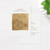 Abstracte Gold Foil-kaart voor het verkrijgen van  Visitekaartje (Bureau)