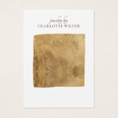 Abstracte Gold Foil-kaart voor het verkrijgen van  Visitekaartje (Voorkant)