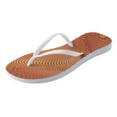 Abstracte Gold Wavy-Teenslippers Teenslippers (Schuin)