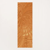 Abstracte Golden Art Wavy yogamat (Achterkant)