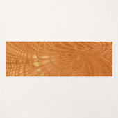 Abstracte Golden Art Wavy yogamat (Voorkant (horizontaal))