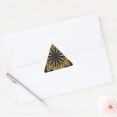 Abstracte Golden Flower Sticker (Envelop)
