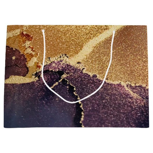 Abstracte Golden Groot Cadeauzakje (Voorkant)