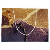 Abstracte Golden Groot Cadeauzakje (Achterkant)