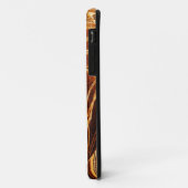 Abstracte Golden Neon Flower iPhone 5 Hoesje (Achterkant/links)