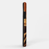 Abstracte Golden Neon Flower iPhone 5 Hoesje (Achterkant/rechts)