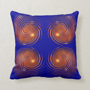 Abstracte Golden spiral illustratie. Kussen