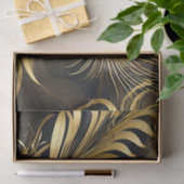 Abstracte Golden Swirls Tissuepapier (Geschenk)