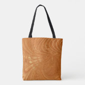 Abstracte Golden Waves-Canvas tas (Achterkant)