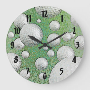 ABSTRACTE GOLF-BALLEN GROTE KLOK