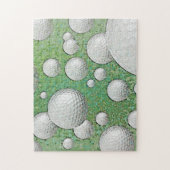 ABSTRACTE GOLF-BALLEN LEGPUZZEL (Verticaal)