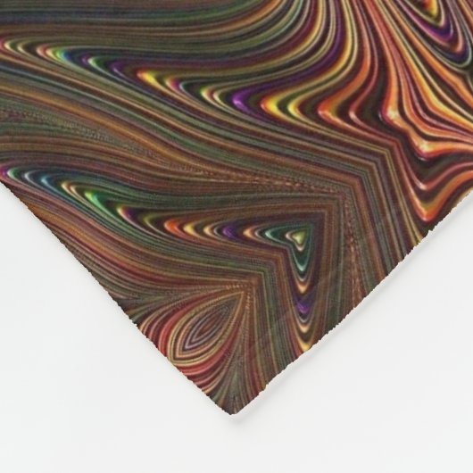 Abstracte golf caleidoscoop deken (Hoek)
