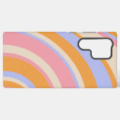 abstracte golf kleurrijke werveling samsung galaxy hoesje (Achterkant horizontaal)