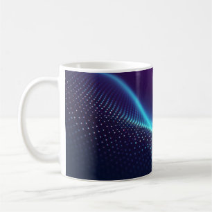 Abstracte golf koffiemok