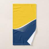 Abstracte golf, modern, eenvoudig, elegant design bad handdoek (Handdoek)