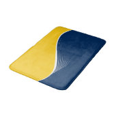 Abstracte golf, modern, eenvoudig, elegant design badmat (Gekanteld)