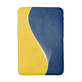 Abstracte golf, modern, eenvoudig, elegant design badmat (Voorkant Verticaal)