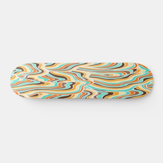 Abstracte golf persoonlijk skateboard (Horizontaal)