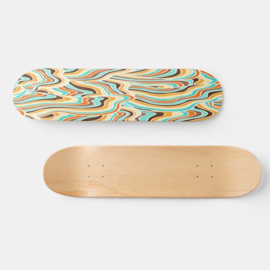 Abstracte golf persoonlijk skateboard (Horizontaal)