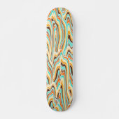 Abstracte golf persoonlijk skateboard (Voorkant)