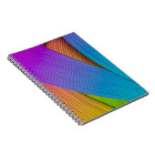 Abstracte golfachtergrond. 3D illustratie.3d, 3d i Notitieboek (Rechterzijde)