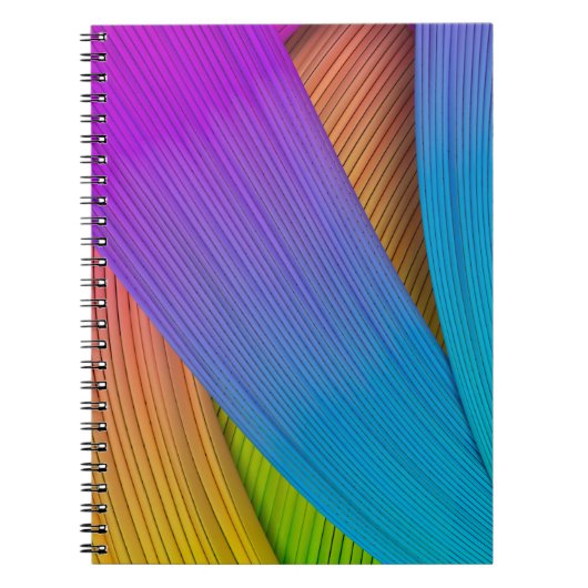 Abstracte golfachtergrond. 3D illustratie.3d, 3d i Notitieboek (Voorkant)