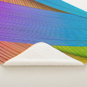 Abstracte golfachtergrond. 3D illustratie.3d, 3d i Sherpa Deken (3/4)
