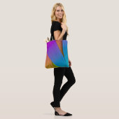Abstracte golfachtergrond. 3D illustratie.3d, 3d i Tote Bag (Op model)
