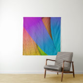 Abstracte golfachtergrond. 3D illustratie.3d, 3d i Wandkleed (In situ)