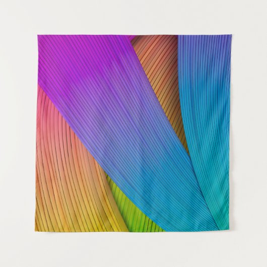 Abstracte golfachtergrond. 3D illustratie.3d, 3d i Wandkleed (Voorkant)