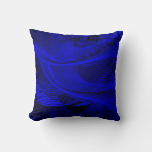 Abstracte golflijnen kussen