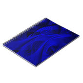 Abstracte golflijnen notitieboek (Linkerzijde)