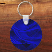 Abstracte golflijnen sleutelhanger (Voorkant)