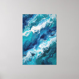 Abstracte golftextuur canvasprint canvas afdruk