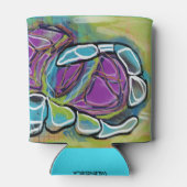 Abstracte golfthema Koelbox Blikjeskoeler (Achterkant)