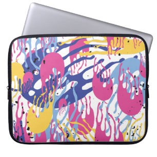 Abstracte golfvormen. laptop sleeve