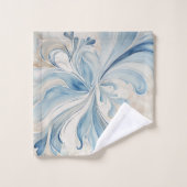 Abstracte golven 3 badhanddoeken bad handdoek (Wasdoekje)