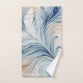 Abstracte golven 4 badhanddoeken bad handdoek (Handdoek)