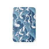 Abstracte golven badmat (Voorkant Verticaal)