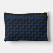 Abstracte golven blauw en zwart met tekst etui (Achterkant)