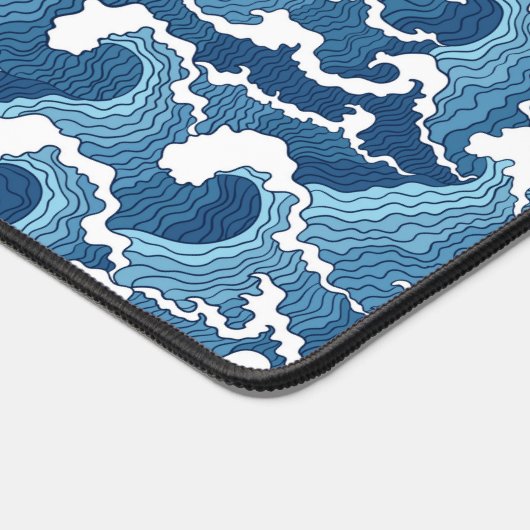 Abstracte golven bureaumat (Hoek)