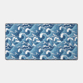 Abstracte golven bureaumat (Voorkant)